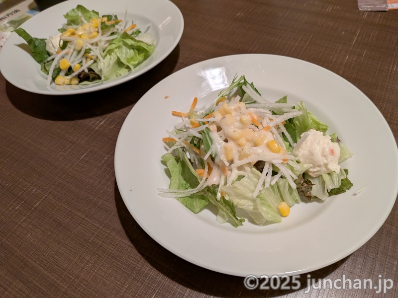 長野県佐久市 ナポリの食卓 ナポリセット サラダ