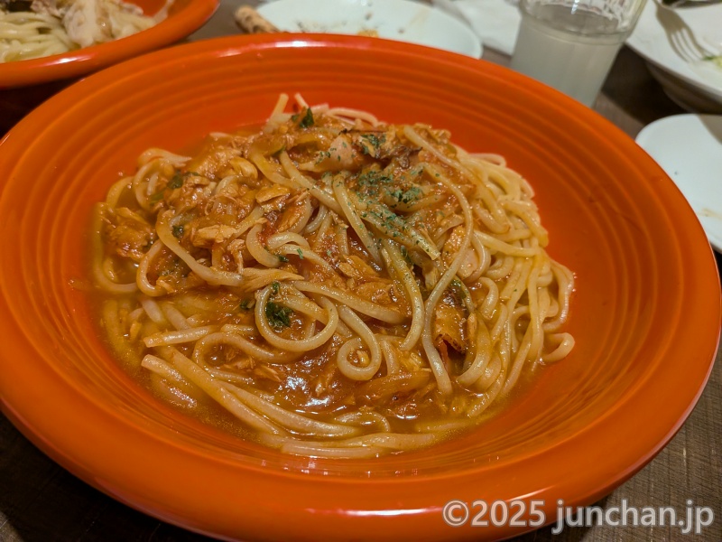 長野県佐久市 ナポリの食卓 ナポリセット ベーコンとツナ 生麺