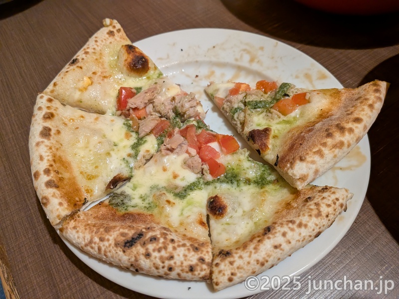 長野県佐久市 ナポリの食卓 ピザ