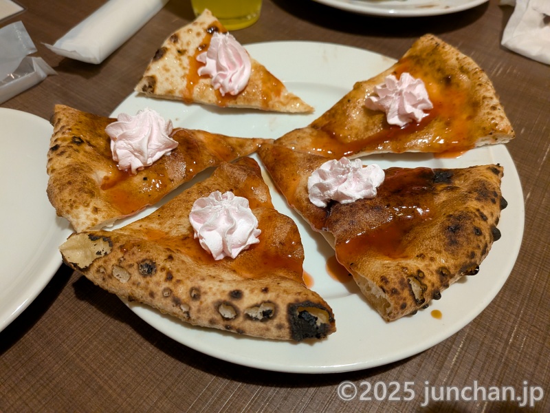 長野県佐久市 ナポリの食卓 ピザ