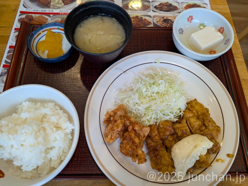 ごはん家 田島 チキン南蛮と唐揚げ定食