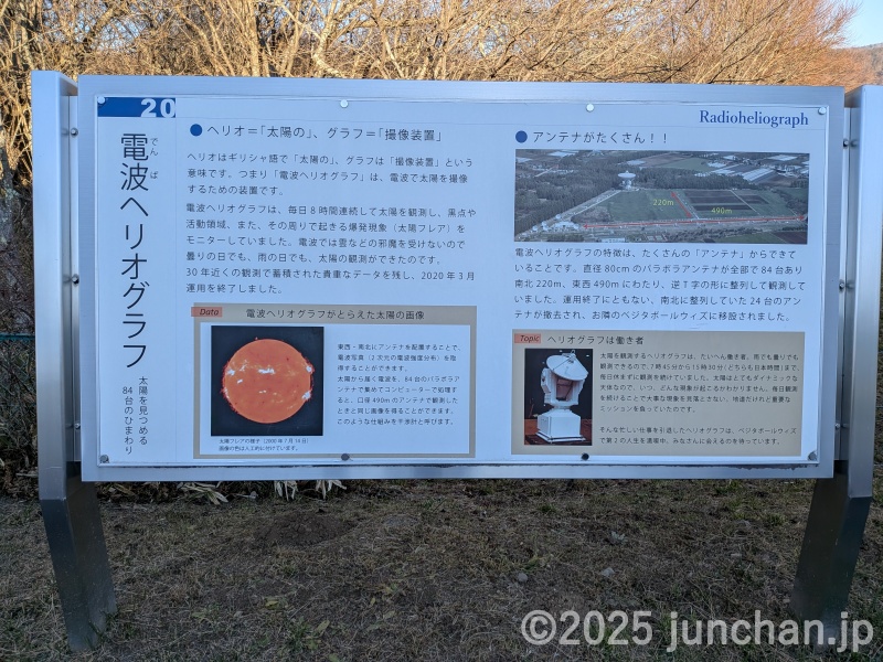 国立天文台野辺山 電波ヘリオグラフの解説