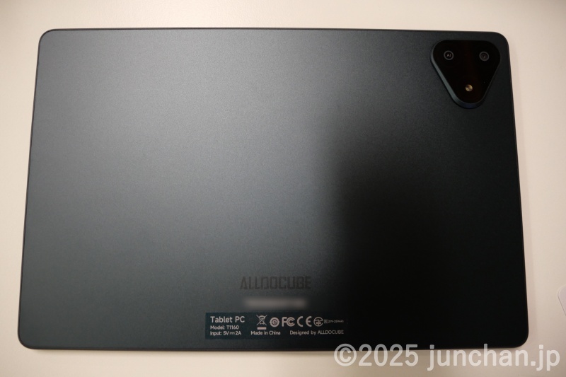 ALLDOCUBE iPlay 70E 本体背面