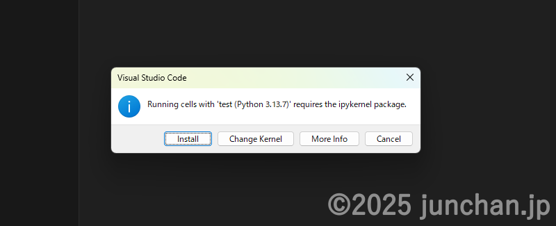 Visual Studio Code + WSL + Python で Jupyter Notebook