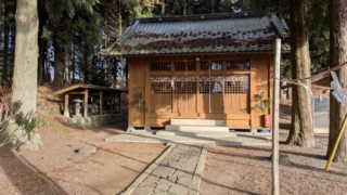 集落の神社をお参り 正月