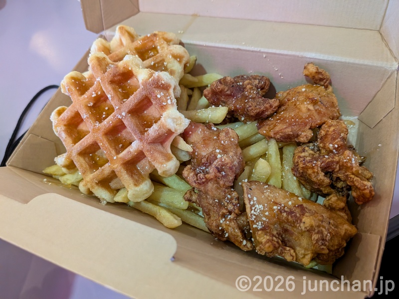 北志賀小丸山スキー場 レストラン小丸山 ワッフルチキン