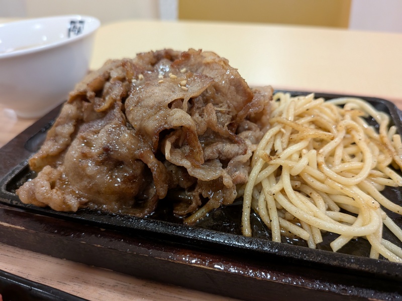 牛角 焼肉食堂 イオンモール佐久平 牛カルビ焼き定食 肉2倍