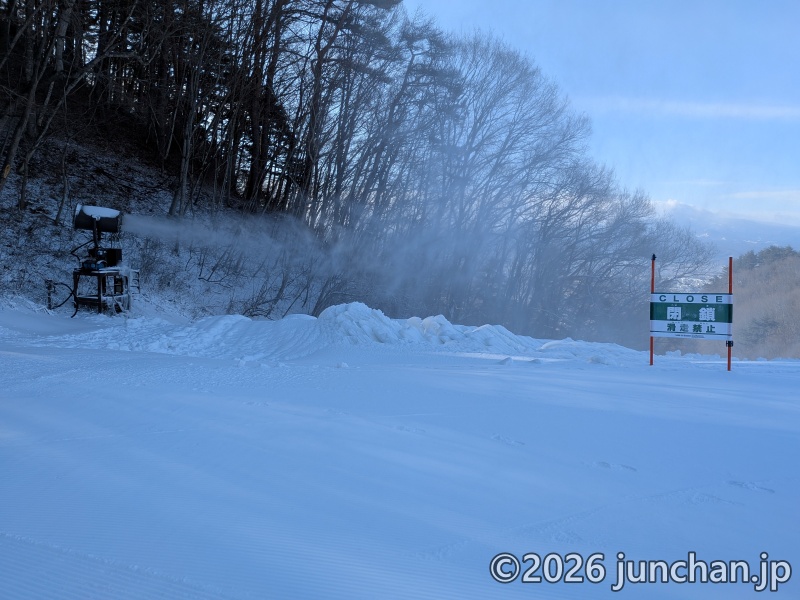 佐久スキーガーデン パラダ カンタンテ上部コース