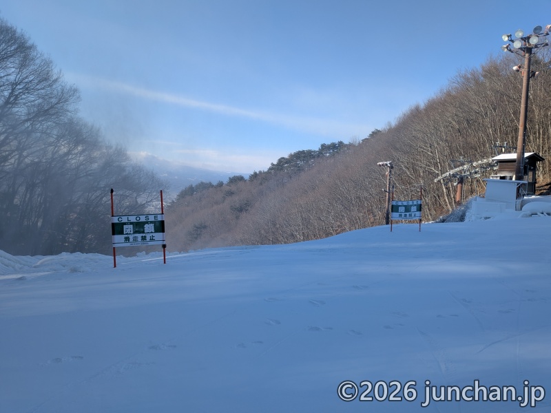 佐久スキーガーデン パラダ カンタンテ上部コース