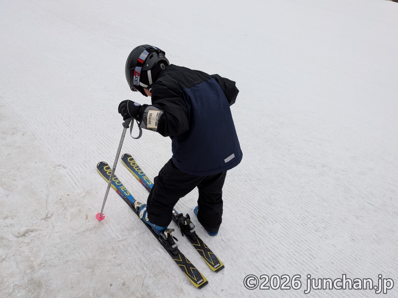 佐久スキーガーデンパラダ 息子と滑る