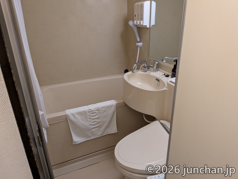 東横INN大塚駅北口1 シングルルーム ユニットバス