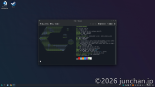 SteamDeck CashyOS Handheld Edition デスクトップモード