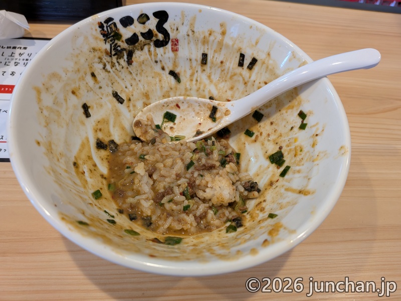 麺屋こころ 長野佐久店 佐久市中込 本家台湾まぜそば 追い飯 混ぜる！