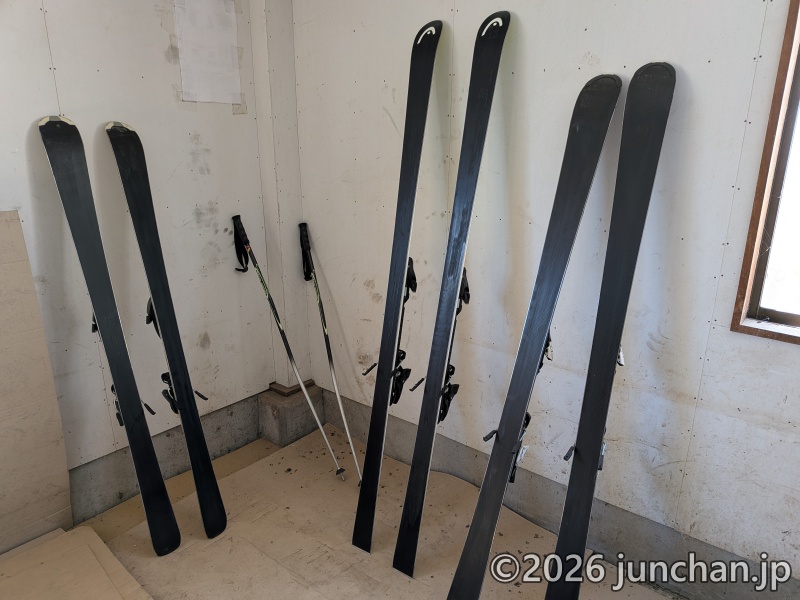 スキー板のメンテナンス ワクシング