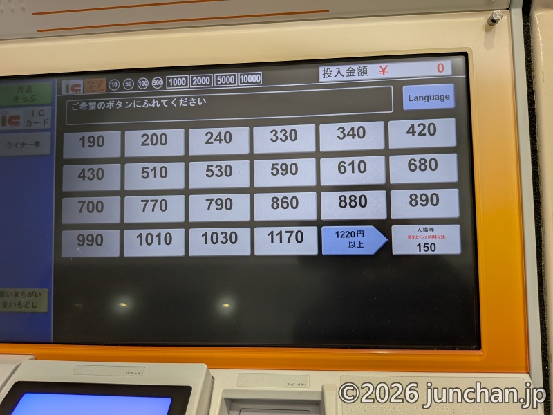 三島駅 南口から北口に通り抜けはできない 入場券150円