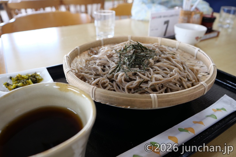 ホテル銀嶺 ランチ 大ザルそば
