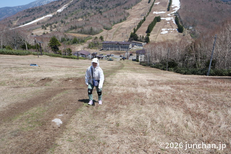 志賀高原 西館山を登る