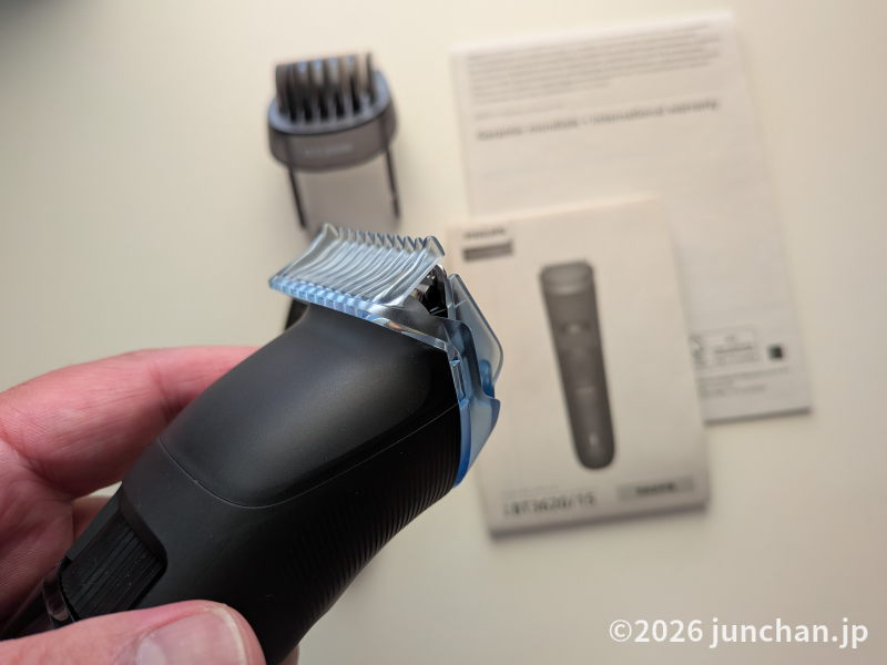 PHILIPS ヒゲトリマー 3000シリーズ BT3620/15 本体 コーム