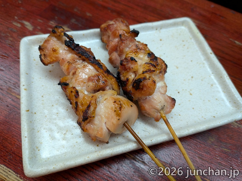 焼鳥亭かつら 鶏もも串