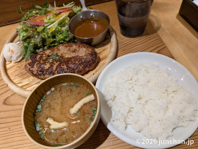 グリル ザ ブッチャー NAGANO ハンバーグステーキセット