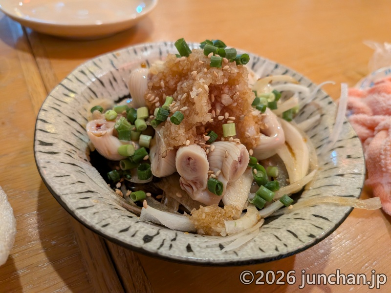 居酒屋 大塚酒場 コブクロポン酢