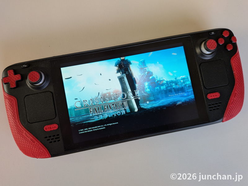 CRISIS CORE –FINAL FANTASY VII– REUNION Steam Deck