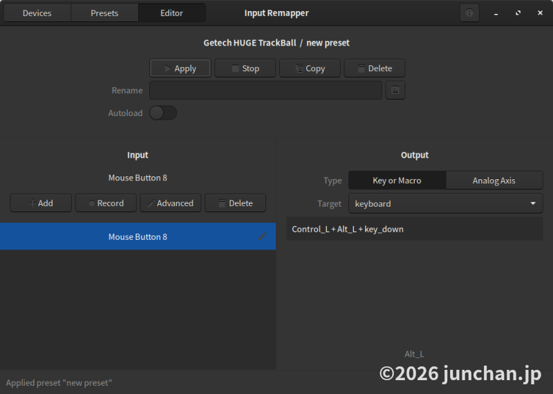 CachyOS Input Remapper
