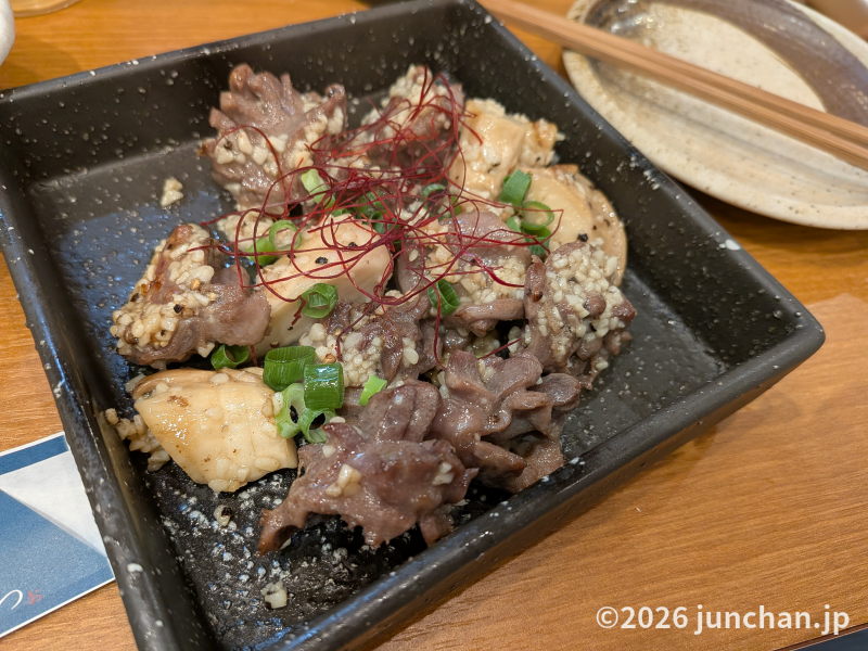 新潟酒場 ごっつぉ 大宮東口店 砂肝焼き 砂肝ガーリック